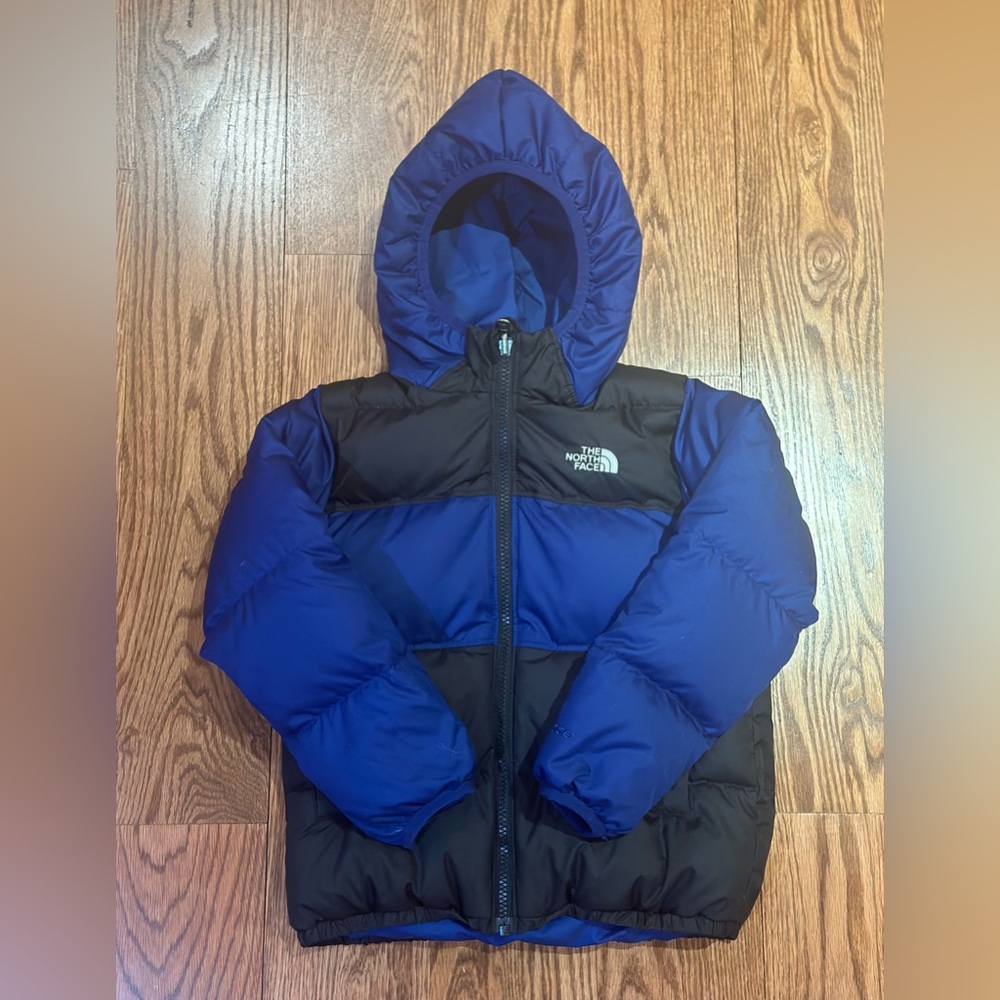 The North Face Boys Moondoggy Puffer Jacket Reversible Water Repellent Size 6